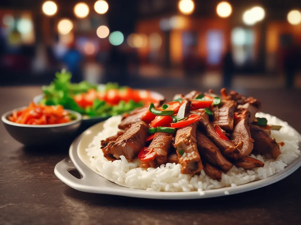 Beef döner plate